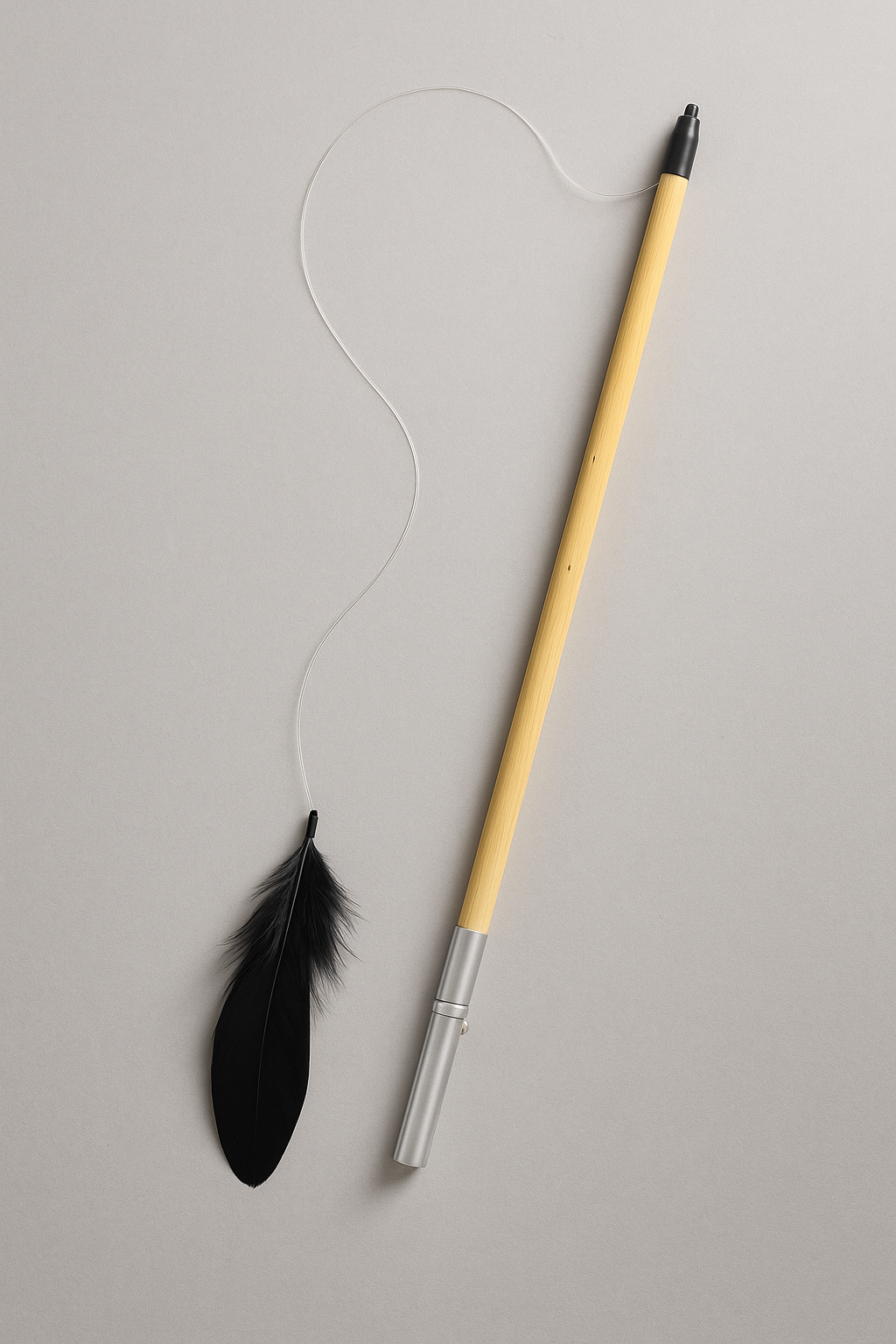 LeviCat Feather Toy - Interactive Cat Wand