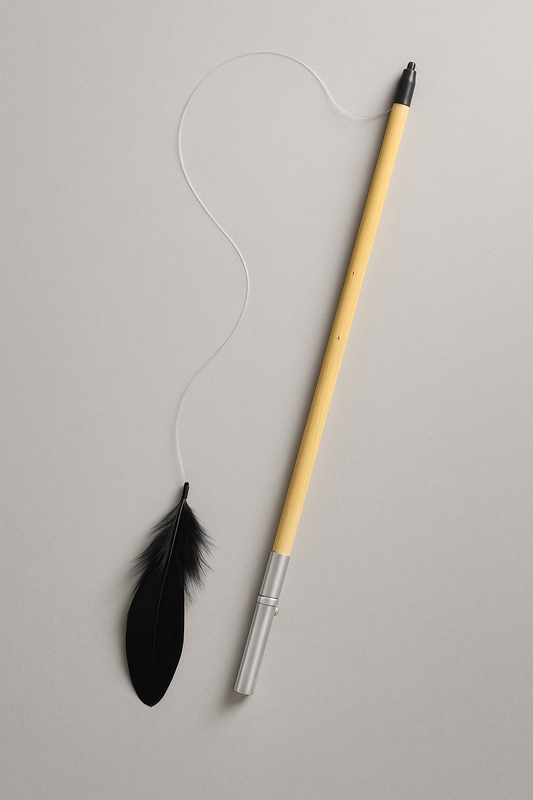 LeviCat Feather Toy - Interactive Cat Wand